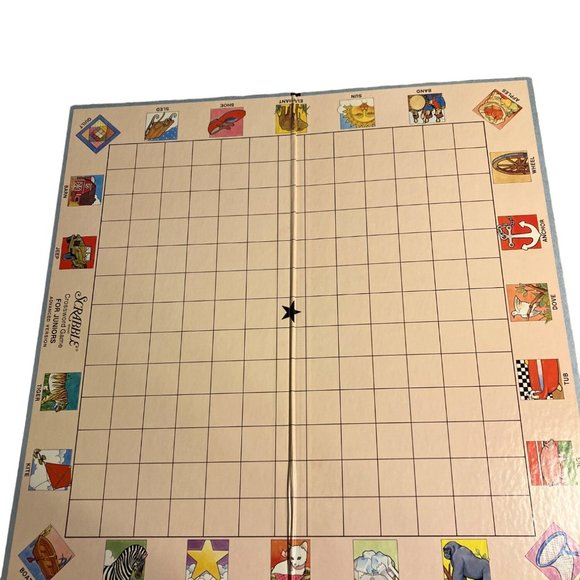 Scrabble for Juniors Crossword Board Game Selchow & Righter Edition 5 Vintage - Picture 7 of 15